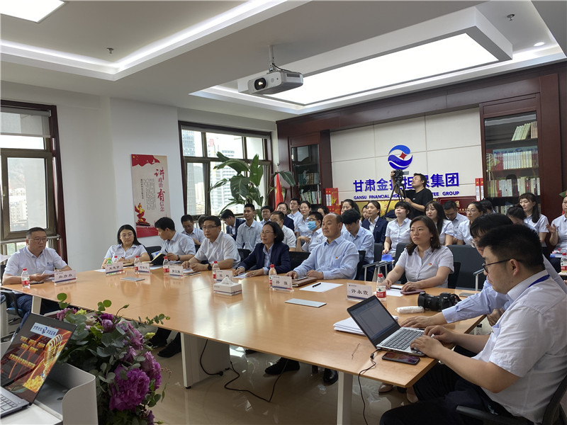 甘肅金控擔保集團組織舉辦 轉觀念、破積習、追標桿、強基礎、提效能”主題實踐活動演講比賽第三組初賽