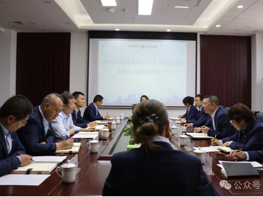 企業(yè)動態(tài) | 武威市中小企業(yè)擔保公司與金控武威擔保公司開展業(yè)務座談交流